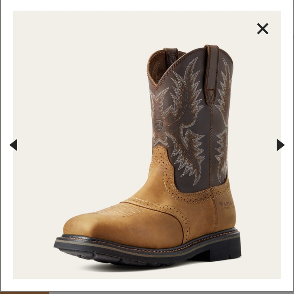 Ariat Men's Brown and Tan Western Boots